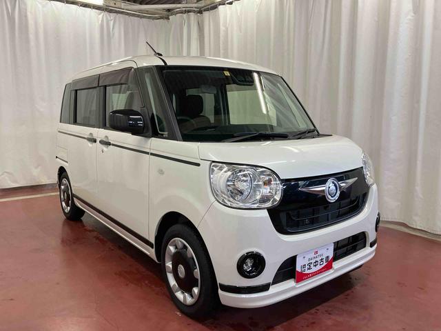 ムーヴキャンバス Ｘブラックアクセントリミテッド　ＳＡＩＩＩ　下取車　ナビ　ブルートゥース　ドライブレコーダー　パノラマモニター　衝突被害軽減システム　横滑防止　両側電動スライドドア　セキュリティアラーム　電動格納式ドアミラー　ＡＢＳ　ベントシート　スマートキー（4枚目）