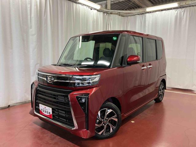 タント カスタムX 元試乗車 衝突被害軽減システム 車線逸脱防止 アイドリングストップ LEDヘッドランプ 1オーナー シートヒーター オートマチックハイビーム 電動格納ミラー スマートキー オートライト 整備記録簿(2枚目)