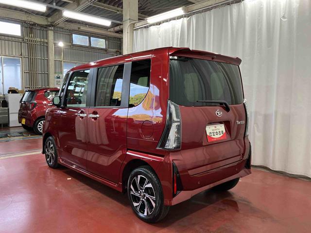 タント カスタムX 元試乗車 衝突被害軽減システム 車線逸脱防止 アイドリングストップ LEDヘッドランプ 1オーナー シートヒーター オートマチックハイビーム 電動格納ミラー スマートキー オートライト 整備記録簿(7枚目)