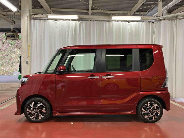 タント カスタムX 元試乗車 衝突被害軽減システム 車線逸脱防止 アイドリングストップ LEDヘッドランプ 1オーナー シートヒーター オートマチックハイビーム 電動格納ミラー スマートキー オートライト 整備記録簿(8枚目)
