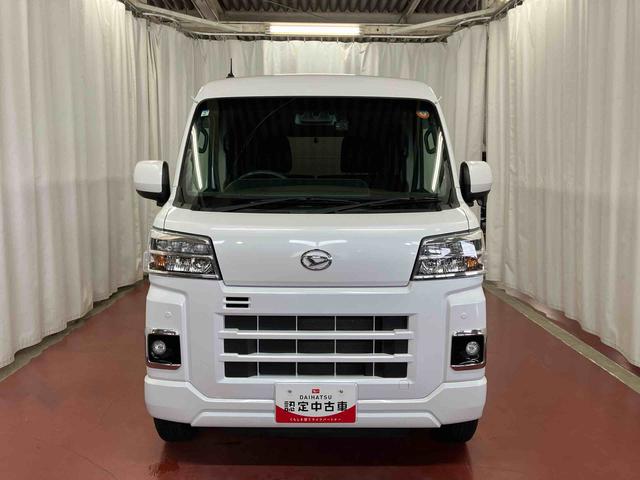 ハイゼットカーゴ クルーズ　下取車　衝突被害軽減システム　衝突安全ボディ　両側スライドドア　オートライト　ＬＥＤヘッドランプ　運転席エアバッグ　助手席エアバッグ　ＥＴＣ　ドライブレコーダー　スマートキー　ＡＢＳ（3枚目）