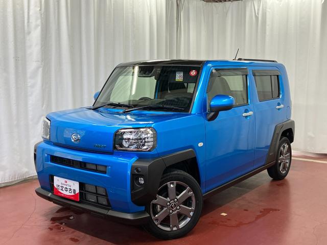 タフト Ｇターボ　下取車　誤発進抑制機能　ナビＴＶ　電格ミラー　バックカメラ　ＬＥＤヘッドランプ　前席シートヒーター　車線逸脱警報装置　盗難防止システム　地デジ　ＥＴＣ付き　アルミホイール　ターボエンジン　ＤＶＤ（2枚目）