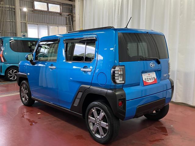 タフト Ｇターボ　下取車　誤発進抑制機能　ナビＴＶ　電格ミラー　バックカメラ　ＬＥＤヘッドランプ　前席シートヒーター　車線逸脱警報装置　盗難防止システム　地デジ　ＥＴＣ付き　アルミホイール　ターボエンジン　ＤＶＤ（7枚目）
