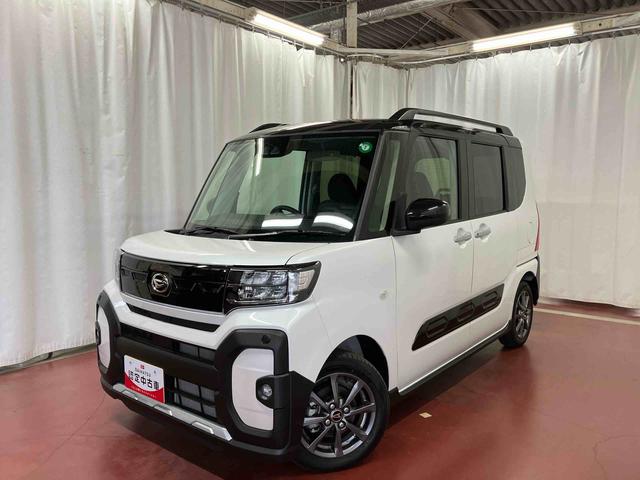 タント ファンクロス　元試乗車　衝突被害軽減システム　両側電動スライドドア　シートヒーター　１オーナー　オートライト　レーンキープアシスト　ＬＥＤヘッドライト　スマートキー　オートマチックハイビーム　ベンチシート　アルミ（2枚目）