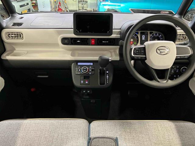 ムーヴキャンバス ストライプスＧ　届出済未使用車　元展示車　アイドリングストップ　禁煙　セキュリティアラーム　スマートキー　プッシュスタート　シートヒーター　１オーナー車　ＬＥＤヘッドランプ　車線逸脱警報　オートマチックハイビーム（10枚目）