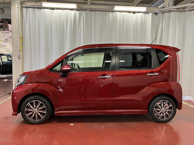 ムーヴ カスタム　Ｘ　ハイパーＳＡ　下取車　ナビ　バックカメラ　ＬＥＤヘッドランプ　衝突被害軽減システム　横滑り防止装置　ワンセグＴＶ　ＤＶＤ　スマートキー　プッシュスタート　アイドリングストップ　純正アルミホイール　オートライト（8枚目）