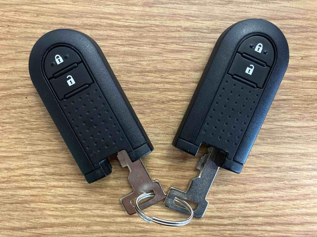 【スマートキー】 スマートキーを携帯していれば、ドアハンドルのボタンを押すだけでロックの解除ができます