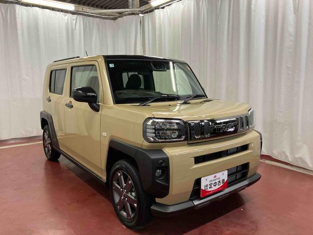 タフト Ｇ　ダーククロムベンチャー　届出済未使用車　１オーナー　アダプティブクルーズコントロール　オートマチックハイビーム　ＬＥＤヘッドランプ　レーンキープアシスト　アイドリングストップ　電動格納ミラー　記録簿　禁煙　スマートキー（4枚目）