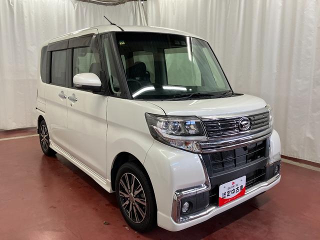 タント カスタムＸ　トップエディションリミテッドＳＡＩＩＩ　下取車　ナビ　パノラマモニター　ドライブレコーダー　運転席シートヒーター　衝突被害軽減システム　レーンアシスト　両側電動スライドドア　Ｂｌｕｅｔｏｏｔｈ　フルセグＴＶ　ＬＥＤヘッドランプ　スマートキー（4枚目）