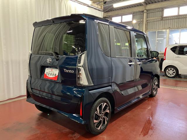 タント カスタムＸ　元試乗車　９インチディスプレイオーディオ　バックカメラ　ＥＴＣ　前後ドライブレコーダー　アダプティブクルーズコントロール　シートヒーター　両側電動スライドドア　Ｂｌｕｅｔｏｏｔｈ　衝突被害軽減システム（5枚目）