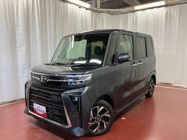 タント カスタムＸ　届出済未使用車　元展示車　衝突被害軽減システム　車線逸脱防止　アイドリングストップ　禁煙　ＬＥＤヘッドランプ　１オーナー　シートヒーター　オートマチックハイビーム　電動格納ミラー　スマートキー（2枚目）