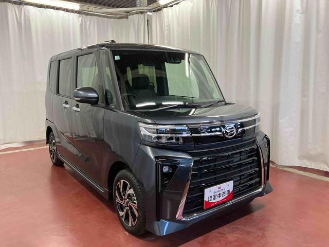 タント カスタムＸ　届出済未使用車　元展示車　衝突被害軽減システム　車線逸脱防止　アイドリングストップ　禁煙　ＬＥＤヘッドランプ　１オーナー　シートヒーター　オートマチックハイビーム　電動格納ミラー　スマートキー（4枚目）