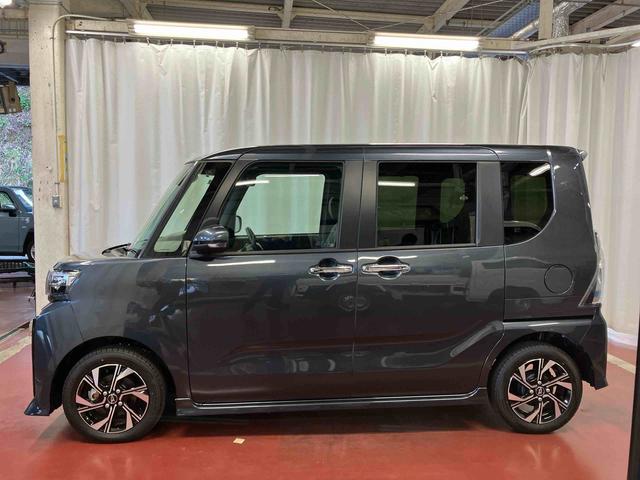 タント カスタムＸ　届出済未使用車　元展示車　衝突被害軽減システム　車線逸脱防止　アイドリングストップ　禁煙　ＬＥＤヘッドランプ　１オーナー　シートヒーター　オートマチックハイビーム　電動格納ミラー　スマートキー（8枚目）