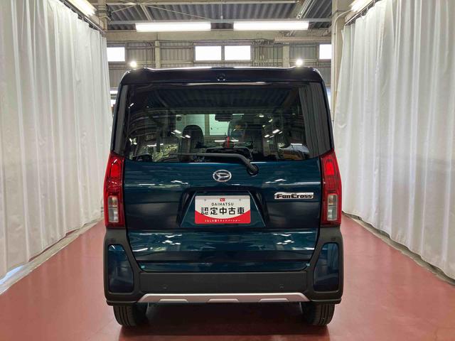 タント ファンクロス　元試乗車　衝突被害軽減システム　両側電動スライドドア　シートヒーター　１オーナー　オートマチックハイビーム　レーンキープアシスト　ＬＥＤヘッドランプ　スマートキー　オートライト　ベンチシート（6枚目）