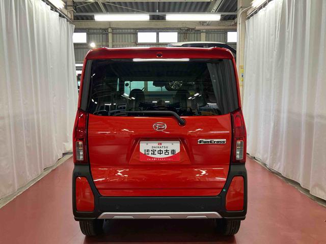 タント ファンクロス　元試乗車　衝突被害軽減システム　両側電動スライドドア　シートヒーター　１オーナー　オートマチックハイビーム　レーンキープアシスト　ＬＥＤヘッドランプ　スマートキー　オートライト　ベンチシート　アルミ（6枚目）