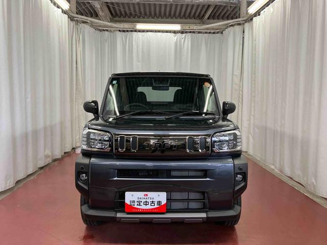 タフト Ｇ　ダーククロムベンチャー　届出済未使用車　元展示車　１オーナー　アダプティブクルーズコントロール　オートマチックハイビーム　ＬＥＤヘッドランプ　レーンキープアシスト　アイドリングストップ　電動格納ミラー　禁煙車　スマートキー（3枚目）