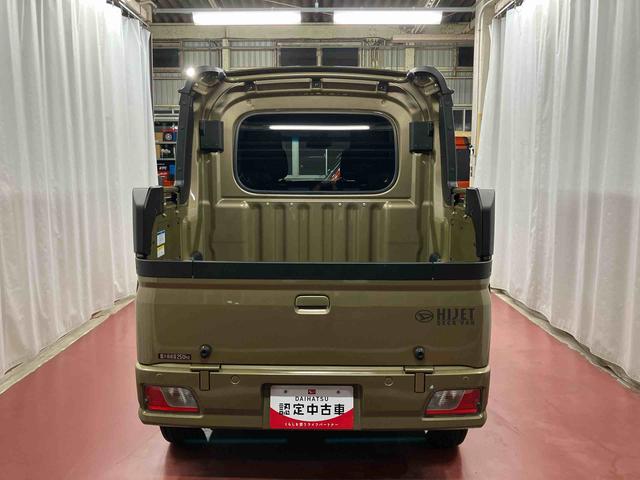 ハイゼットカーゴ デッキバンＧ　元展示車　衝突被害軽減システム　レーンキープアシスト　両側スライドドア　オートライト　オートマチックハイビーム　電動格納ミラー　アイドリングストップ　スマートキー　運転席エアバッグ　助手席エアバッグ（6枚目）