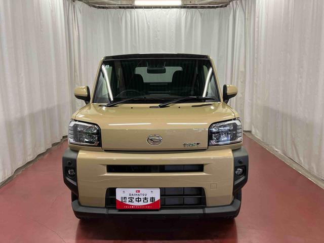 タフト Ｇ　届出済未使用車　元展示車　ディスプレイオーディオ　バックカメラ　ブルートゥース　衝突被害軽減システム　シートヒーター　スマートキー　プッシュスタート　禁煙　サンルーフ　オートライト　衝突安全ボディ（3枚目）