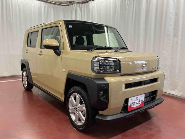 タフト Ｇ　届出済未使用車　元展示車　ディスプレイオーディオ　バックカメラ　ブルートゥース　衝突被害軽減システム　シートヒーター　スマートキー　プッシュスタート　禁煙　サンルーフ　オートライト　衝突安全ボディ（4枚目）