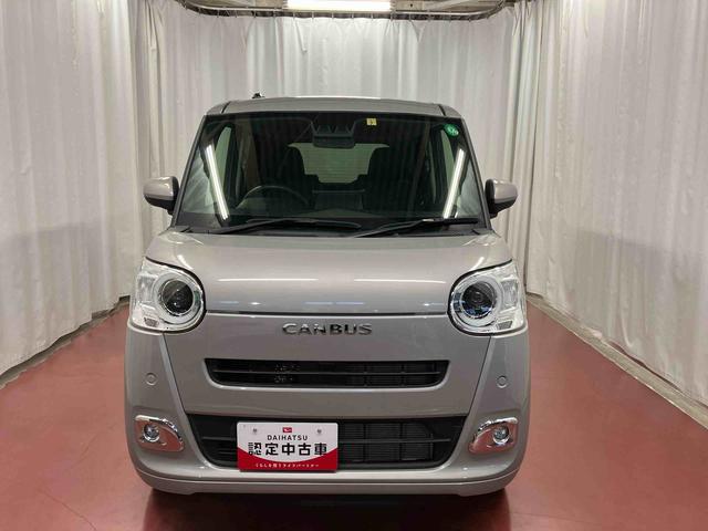 ムーヴキャンバス セオリーＧ　元試乗車　ディスプレイオーディオ　ブルートゥース　バックカメラ　衝突被害軽減システム　ＬＥＤヘッドランプ　オートライト　シートヒーター　両側電動スライドドア　ベンチシート　スマートキー　衝突安全ボディ（3枚目）