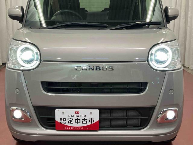 ムーヴキャンバス セオリーＧ　元試乗車　ディスプレイオーディオ　ブルートゥース　バックカメラ　衝突被害軽減システム　ＬＥＤヘッドランプ　オートライト　シートヒーター　両側電動スライドドア　ベンチシート　スマートキー　衝突安全ボディ（43枚目）