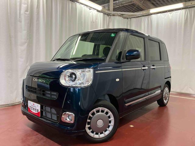 ムーヴキャンバス セオリーＧ　届出済未使用車　元展示車　アイドリングストップ　衝突被害軽減システム　電動格納ミラー　ＬＥＤヘッドランプ　シートヒーター　両側電動スライドドア　オートライト　ベンチシート　衝突安全ボディ　１オーナー（2枚目）