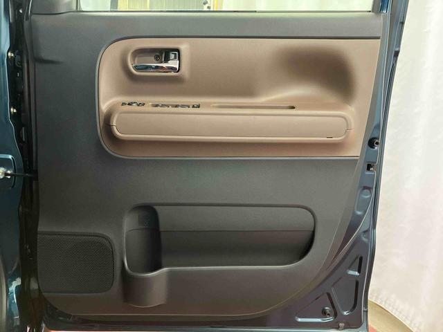 ムーヴキャンバス セオリーＧ　届出済未使用車　元展示車　アイドリングストップ　衝突被害軽減システム　電動格納ミラー　ＬＥＤヘッドランプ　シートヒーター　両側電動スライドドア　オートライト　ベンチシート　衝突安全ボディ　１オーナー（32枚目）