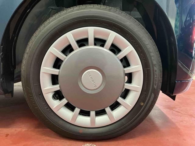 ムーヴキャンバス セオリーＧ　届出済未使用車　元展示車　アイドリングストップ　衝突被害軽減システム　電動格納ミラー　ＬＥＤヘッドランプ　シートヒーター　両側電動スライドドア　オートライト　ベンチシート　衝突安全ボディ　１オーナー（44枚目）