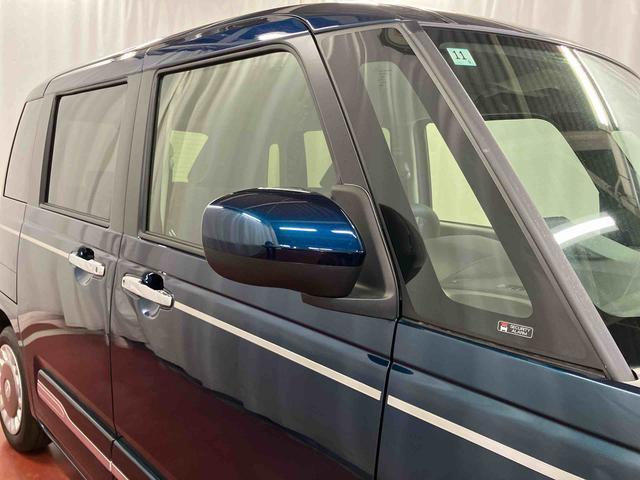 ムーヴキャンバス セオリーＧ　届出済未使用車　元展示車　アイドリングストップ　衝突被害軽減システム　電動格納ミラー　ＬＥＤヘッドランプ　シートヒーター　両側電動スライドドア　オートライト　ベンチシート　衝突安全ボディ　１オーナー（45枚目）