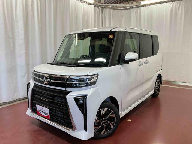 タント カスタムX 元試乗車 ディスプレイオーディオ 衝突被害軽減システム 車線逸脱防止 ブルートゥース アイドリングストップ バックカメラ TV 盗難防止 LEDヘッドランプ 1オーナー スマートキー シートヒーター(2枚目)