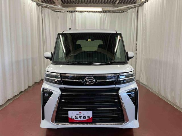 タント カスタムX 元試乗車 ディスプレイオーディオ 衝突被害軽減システム 車線逸脱防止 ブルートゥース アイドリングストップ バックカメラ TV 盗難防止 LEDヘッドランプ 1オーナー スマートキー シートヒーター(3枚目)