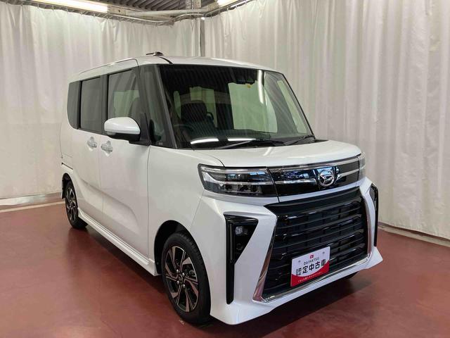 タント カスタムX 元試乗車 ディスプレイオーディオ 衝突被害軽減システム 車線逸脱防止 ブルートゥース アイドリングストップ バックカメラ TV 盗難防止 LEDヘッドランプ 1オーナー スマートキー シートヒーター(4枚目)