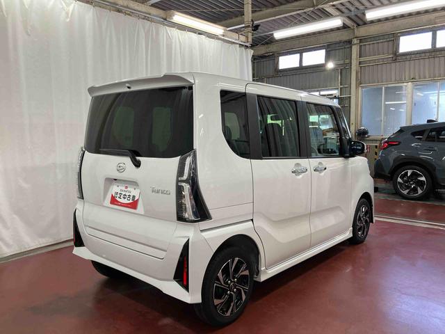 タント カスタムX 元試乗車 ディスプレイオーディオ 衝突被害軽減システム 車線逸脱防止 ブルートゥース アイドリングストップ バックカメラ TV 盗難防止 LEDヘッドランプ 1オーナー スマートキー シートヒーター(5枚目)