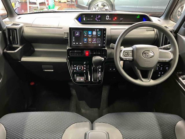 タント カスタムX 元試乗車 ディスプレイオーディオ 衝突被害軽減システム 車線逸脱防止 ブルートゥース アイドリングストップ バックカメラ TV 盗難防止 LEDヘッドランプ 1オーナー スマートキー シートヒーター(10枚目)