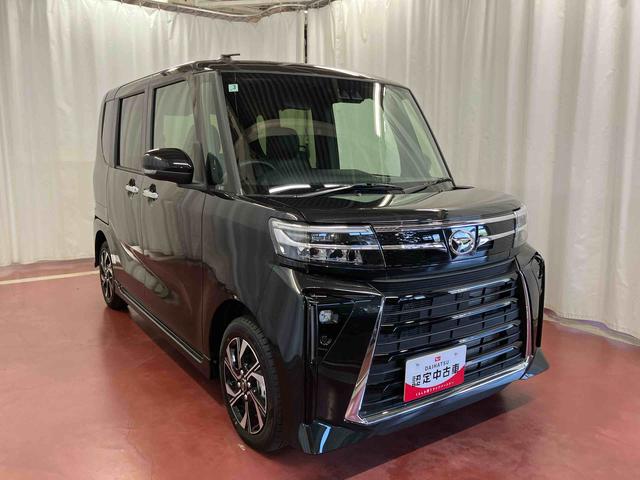 タント カスタムX ひょう害車 届出済未使用車 元展示車 禁煙 ディスプレイオーディオ ブルートゥース バックカメラ 衝突被害軽減システム 車線逸脱防止 シートヒーター スマートキー プッシュスタート LEDヘッドランプ(4枚目)