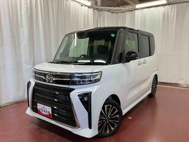 タント カスタムＲＳ　ひょう害車　元試乗車　１オーナー　ターボ　両側電動スライドドア　アイドリングストップ　電動格納ミラー　シートヒーター　オートマチック　ＬＥＤヘッドランプ　オートライト　スマートキー　プッシュスタート（2枚目）