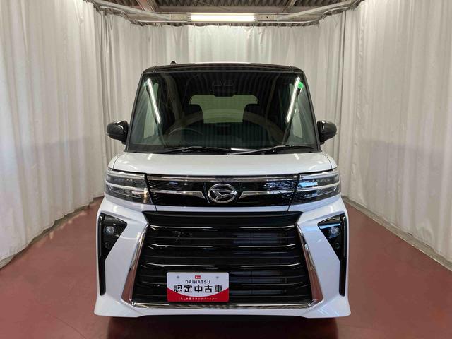 タント カスタムＲＳ　ひょう害車　元試乗車　１オーナー　ターボ　両側電動スライドドア　アイドリングストップ　電動格納ミラー　シートヒーター　オートマチック　ＬＥＤヘッドランプ　オートライト　スマートキー　プッシュスタート（3枚目）