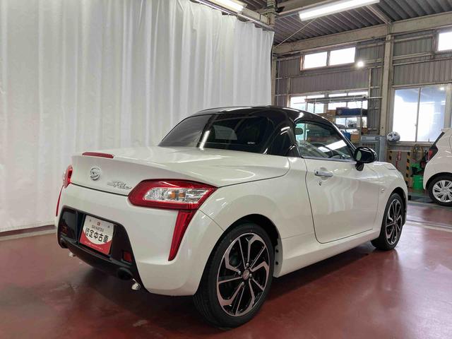 コペン ローブ　下取車　ターボ　ＤＶＤオーディオ　ブルートゥース　ドライブレコーダー　運転席エアバッグ　助手席エアバッグ　スマートキー　シートヒーター　ＡＢＳ　ＶＳＣ　衝突安全ボディ　ＬＥＤヘッドランプ（5枚目）