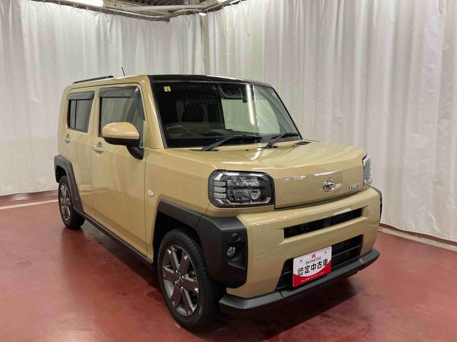タフト Ｇターボ　下取車　ＤＶＤオーディオ　誤発進抑制装置　バックカメラ　ブルートゥース　ＬＥＤヘッドランプ　オートライト　スマートキー　ＥＴＣ　オートマチックハイビーム　電動格納ミラー　アルミホイール　ドラレコ（4枚目）