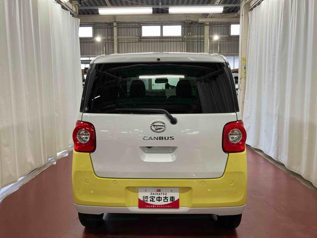 ムーヴキャンバス ストライプスG 届出済未使用車 元展示車 アイドリングストップ 禁煙 スマートキー プッシュスタート シートヒーター 1オーナー車 LEDヘッドランプ 車線逸脱警報 ベンチシート オートマチックハイビーム(6枚目)