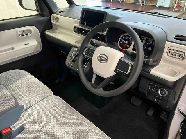 ムーヴキャンバス ストライプスG 届出済未使用車 元展示車 アイドリングストップ 禁煙 スマートキー プッシュスタート シートヒーター 1オーナー車 LEDヘッドランプ 車線逸脱警報 ベンチシート オートマチックハイビーム(12枚目)