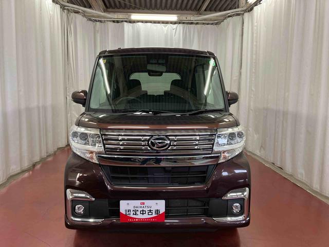 タント カスタムＸ　ＳＡＩＩＩ　下取車　メモリーナビ　バックカメラ　ＬＥＤヘッドランプ　オートライト　衝突被害軽減システム　スマートキー　プッシュスタート　片側電動両側スライドドア　運転席エアバッグ　助手席エアバッグ（3枚目）