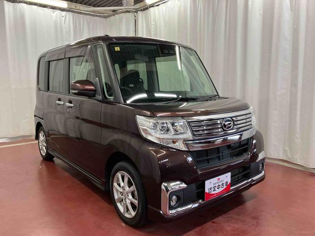 タント カスタムＸ　ＳＡＩＩＩ　下取車　メモリーナビ　バックカメラ　ＬＥＤヘッドランプ　オートライト　衝突被害軽減システム　スマートキー　プッシュスタート　片側電動両側スライドドア　運転席エアバッグ　助手席エアバッグ（4枚目）