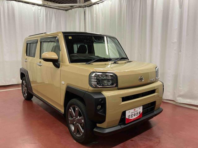 タフト Ｇターボ　下取車　ナビ　ブルートゥース　ＥＴＣ　ドライブレコーダー　衝突被害軽減システム　誤発進抑制装置　　ＬＥＤヘッドランプ　オートライト　アダプティブクルーズコントロール　シートヒーター　電動格納ミラー（4枚目）