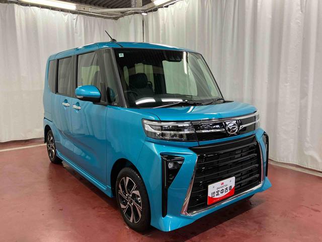 タント カスタムＸ　元試乗車　衝突被害軽減システム　車線逸脱防止　スマートキー　シートヒーター　両側電動スライドドア　ＬＥＤヘッドランプ　オートライト　オートマチックハイビーム　電動格納ミラー　衝突安全ボディ（4枚目）