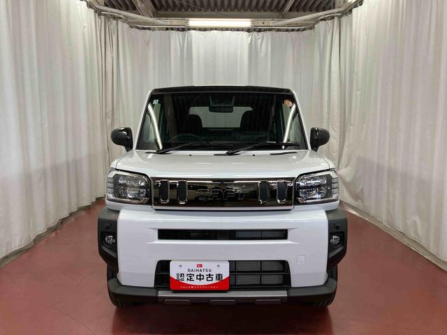 タフト Ｇ　ダーククロムベンチャー　元展示車　届出済未使用車　衝突被害軽減システム　レーンキープアシスト　アダプティブクルーズコントロール　シートヒーター　サンルーフ　ＬＥＤヘッドランプ　オートマチックハイビーム　衝突安全ボディ（3枚目）