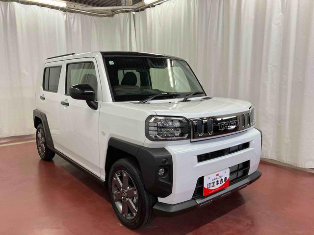 タフト Ｇ　ダーククロムベンチャー　元展示車　届出済未使用車　衝突被害軽減システム　レーンキープアシスト　アダプティブクルーズコントロール　シートヒーター　サンルーフ　ＬＥＤヘッドランプ　オートマチックハイビーム　衝突安全ボディ（4枚目）