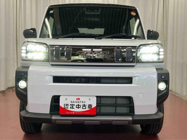 タフト Ｇ　ダーククロムベンチャー　元展示車　届出済未使用車　衝突被害軽減システム　レーンキープアシスト　アダプティブクルーズコントロール　シートヒーター　サンルーフ　ＬＥＤヘッドランプ　オートマチックハイビーム　衝突安全ボディ（41枚目）