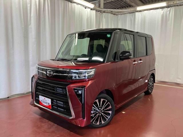タント カスタムＲＳ　元試乗車　ターボ　両側電動スライドドア　レーンキープアシスト　アイドリングストップ　電動格納ミラー　シートヒーター　オートマチックハイビーム　ＬＥＤヘッドランプ　１オーナー　オートライト　スマートキー（2枚目）