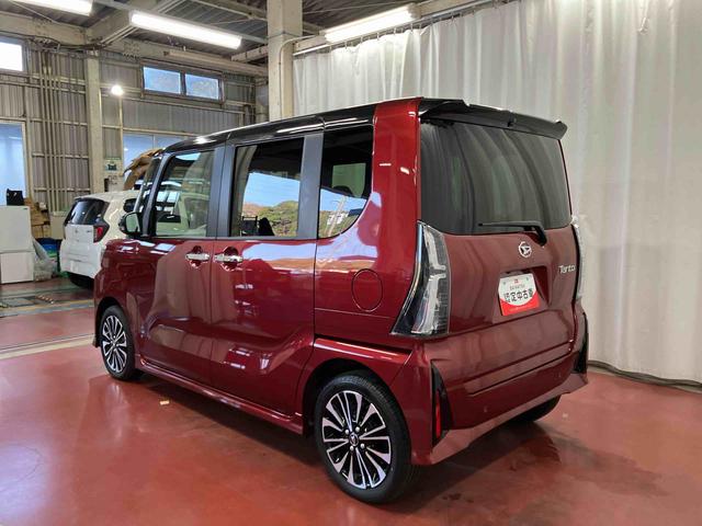 タント カスタムＲＳ　元試乗車　ターボ　両側電動スライドドア　レーンキープアシスト　アイドリングストップ　電動格納ミラー　シートヒーター　オートマチックハイビーム　ＬＥＤヘッドランプ　１オーナー　オートライト　スマートキー（7枚目）